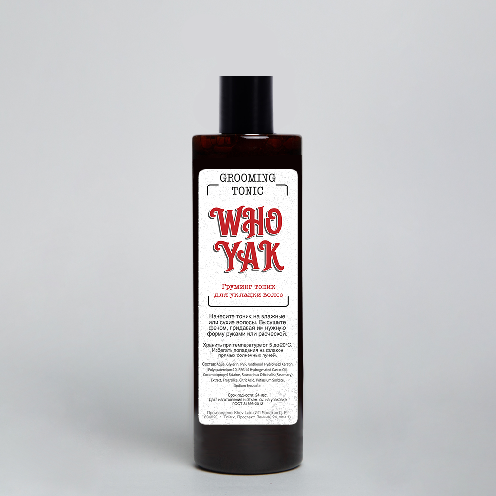 Тоник для укладки для волос Who Yak Grooming Tonic